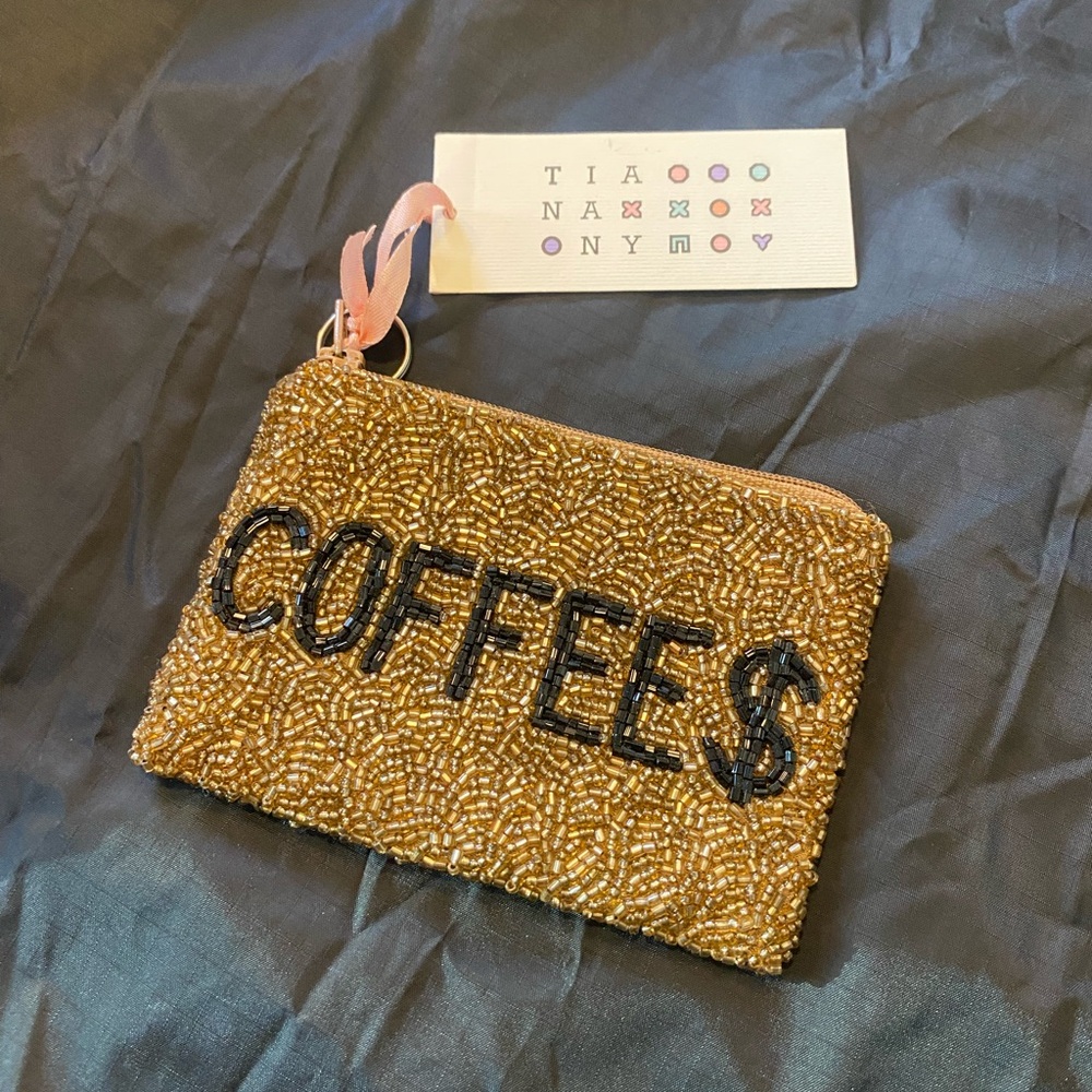 Tiana NY Hand Beaded Coin Purse